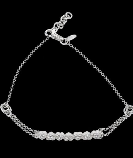 Silver Temptation Collier Cuori ref. 900 Argento Sterling