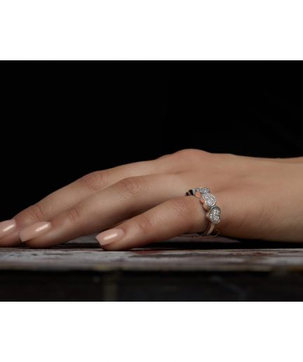 Silver Temptation Anello Cuori ref. 9996  Argento Sterling