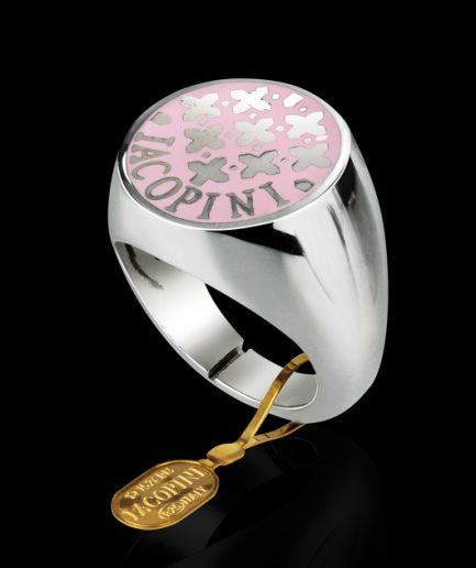 Chevalier Anello Smalto Tondo ref. 0055 Argento Sterling