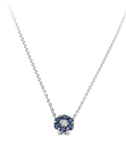 Magic Pendente con Zaffiri ct 0,29 ref. 82478z Oro e Diamanti