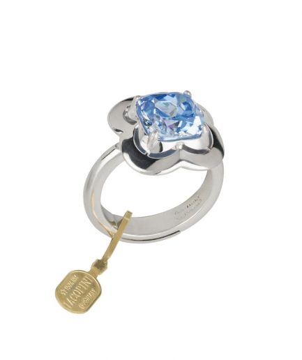 My Lady Anello Fiore cornice liscia ref. 2292 Argento Sterling