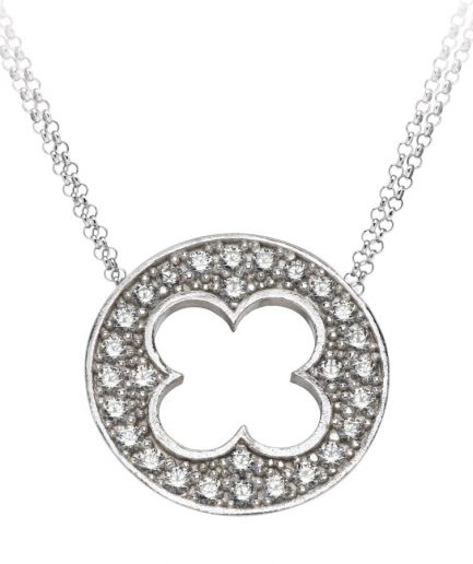 Quadrifogli Collier ref 7777.cl Argento Sterling