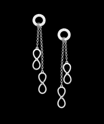 Infinito Orecchini Pendenti ref 2124 Argento Sterling