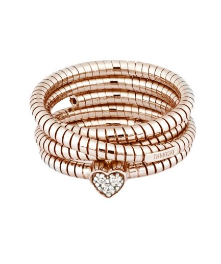 Tubogas Anello Cuore ref 22335 Argento Sterling