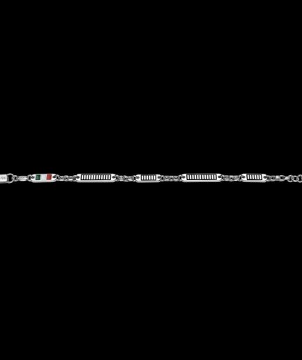Uomo Bracciale Smalti ref. 130.BR Argento Sterling