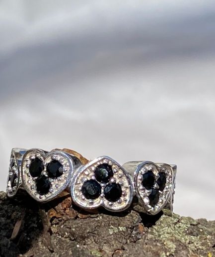 Silver Temptation Anello Cuori ref. 9999  Argento Sterling