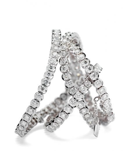 Tennis Bracciale ref. br36dm Oro e Diamanti