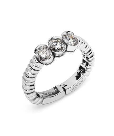 Diamonds collection Anello Trilogy ref.5077 Oro e Diamanti