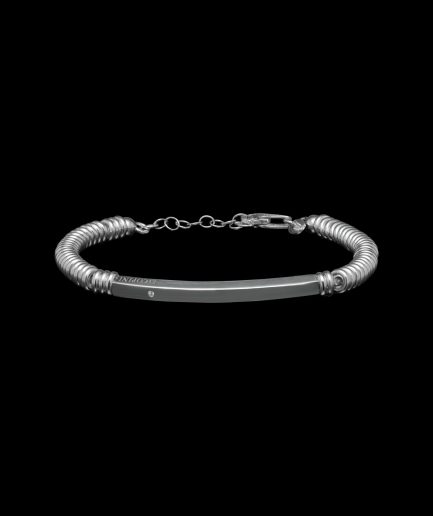 Bracciale Uomo Chiusura Sfera ref. 864.br Argento Sterling