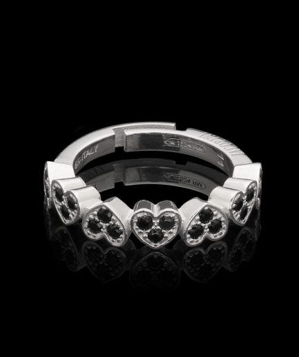Silver Temptation Anello Cuori ref. 9999  Argento Sterling