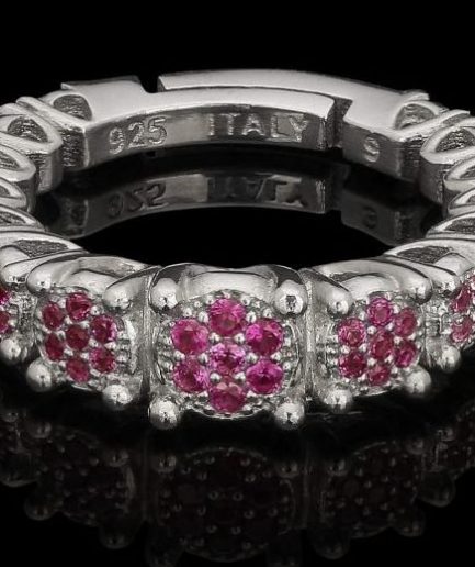JCK9 Vera con Pavè di Zirconi ref. jck9 Argento Sterling