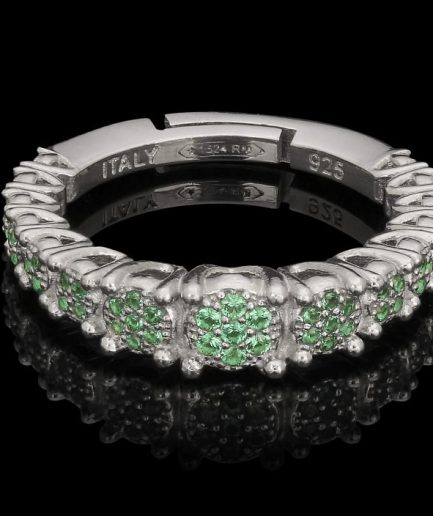 JCK9 Vera con Pavè di Zirconi ref. jck9 Argento Sterling