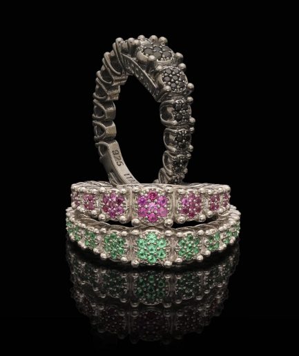 JCK9 Vera con Pavè di Zirconi ref. jck9 Argento Sterling