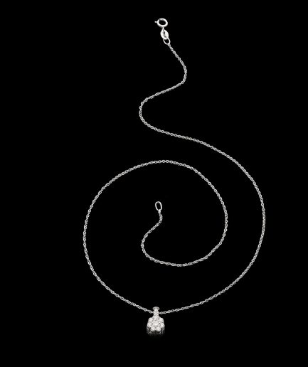 Magic Pendente Fiore Ct 0,30 ref. 82412 Oro e Diamanti