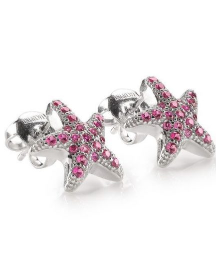 Le Stelle Orecchini a lobo con Stella ref. 1092 Argento Sterling