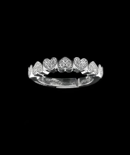 Gold Temptation Anello Cuori Mini ref. 9994 Oro 18 kt