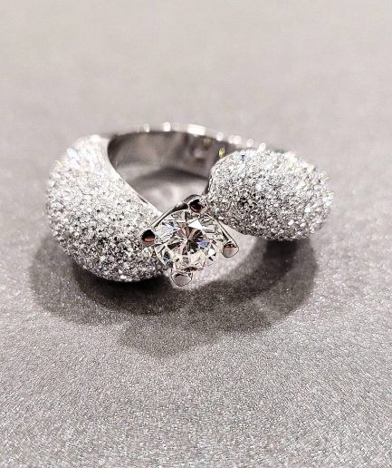 Pezzi Unici Contrarie' cuore diamanti ref. 2033312 Oro e Diamanti