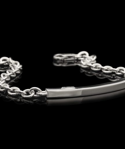 Bracciale Uomo Piastrino Lucido ref. 863.br Argento Sterling