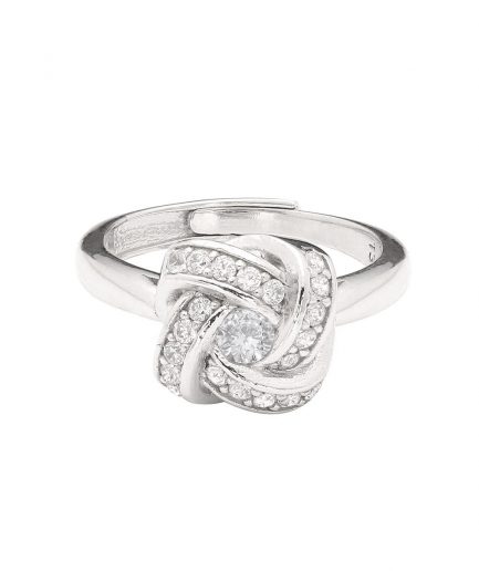 Gomitolo Anello Zirconi ref 2315 Argento Sterling