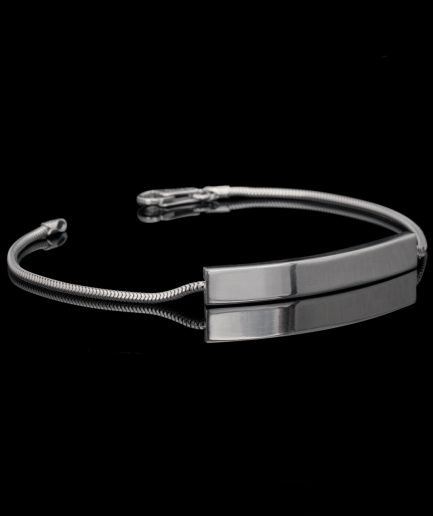 Bracciale Uomo Piastrino Lucido ref. 867.br Argento Sterling