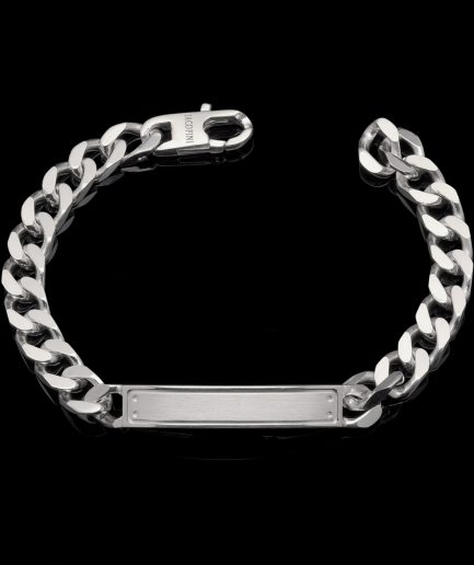 Bracciale Uomo Piastrino gr. 55 ref. 127004 Argento Sterling