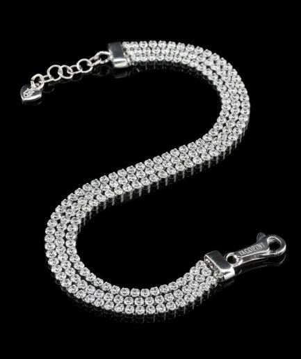 Tennis Bracciale 3 fili ref. 7718 Argento Sterling