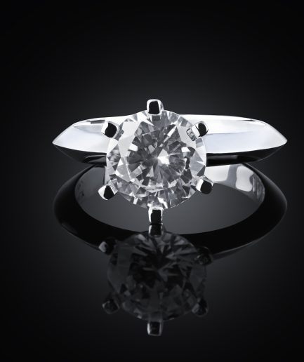 Annivesary Solitario 6 punte ref. 1005 Argento Sterling