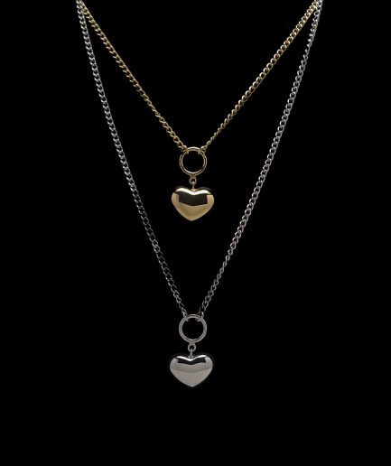 Cuori Pendente ref 2324 Argento Sterling