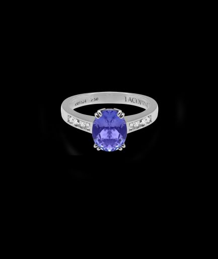 anello Tanzanite in oro 18 kt & diamanti ref.11111